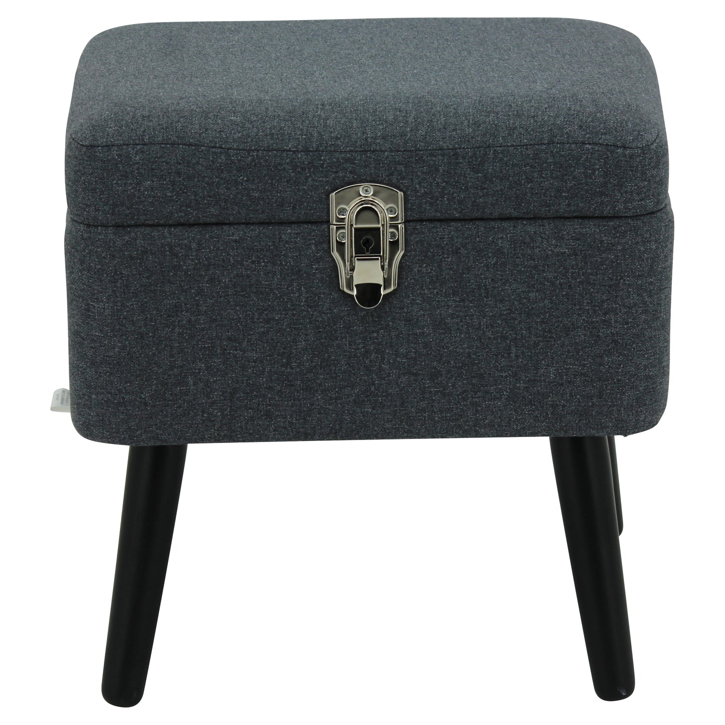 Sweety Toys 12022 Hocker Truhe grau im Kofferdesign mit Stauraum