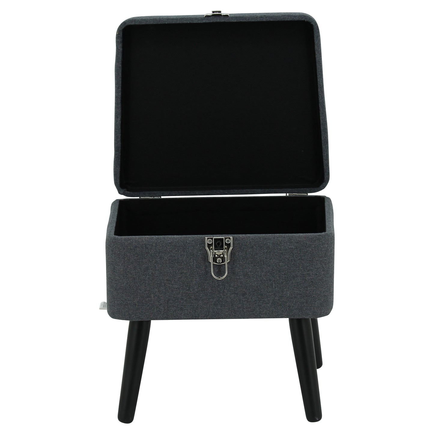Sweety Toys 12022 Hocker Truhe grau im Kofferdesign mit Stauraum