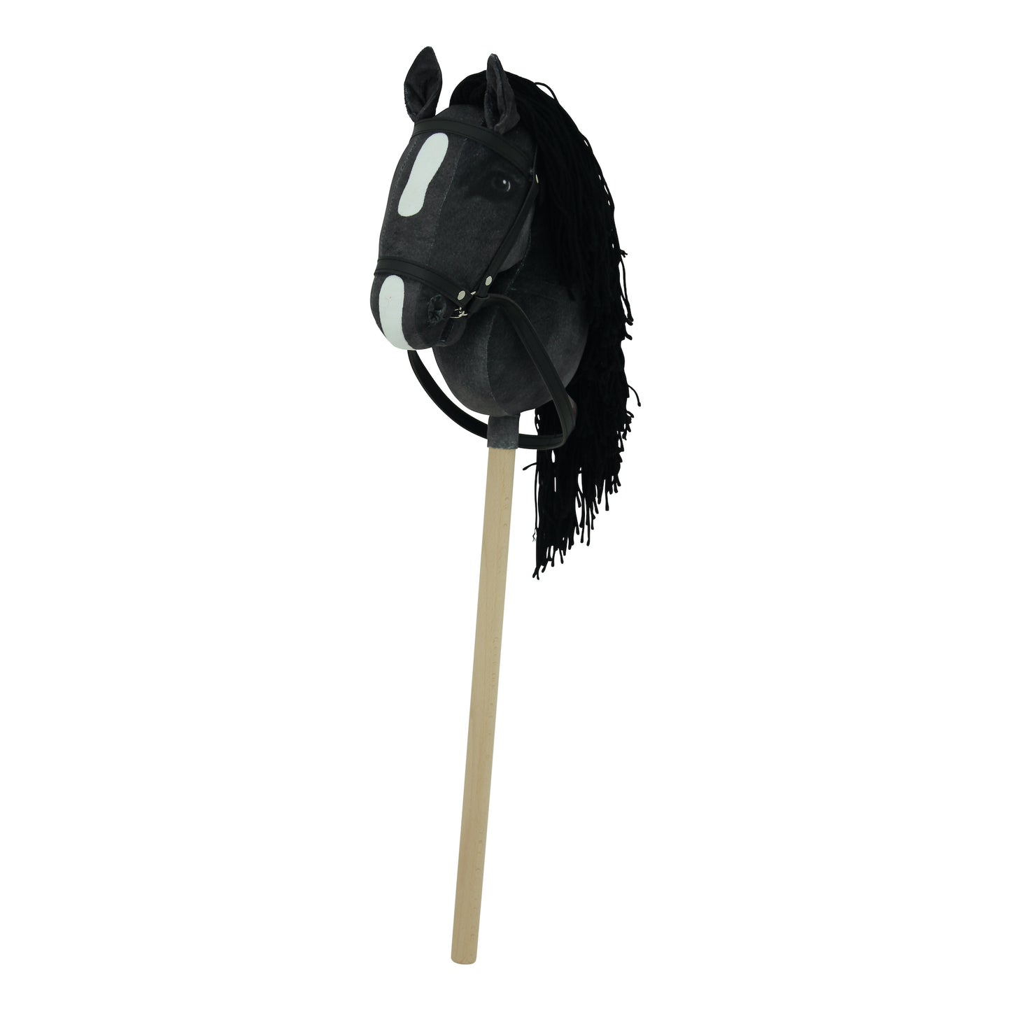 Haasenstrauch Sweety Toys Hobbyhorse-2er Set Steckenpferd in schwarz und in dunkelbraun geeignet für Hobbyhorsing & Transportbeutel