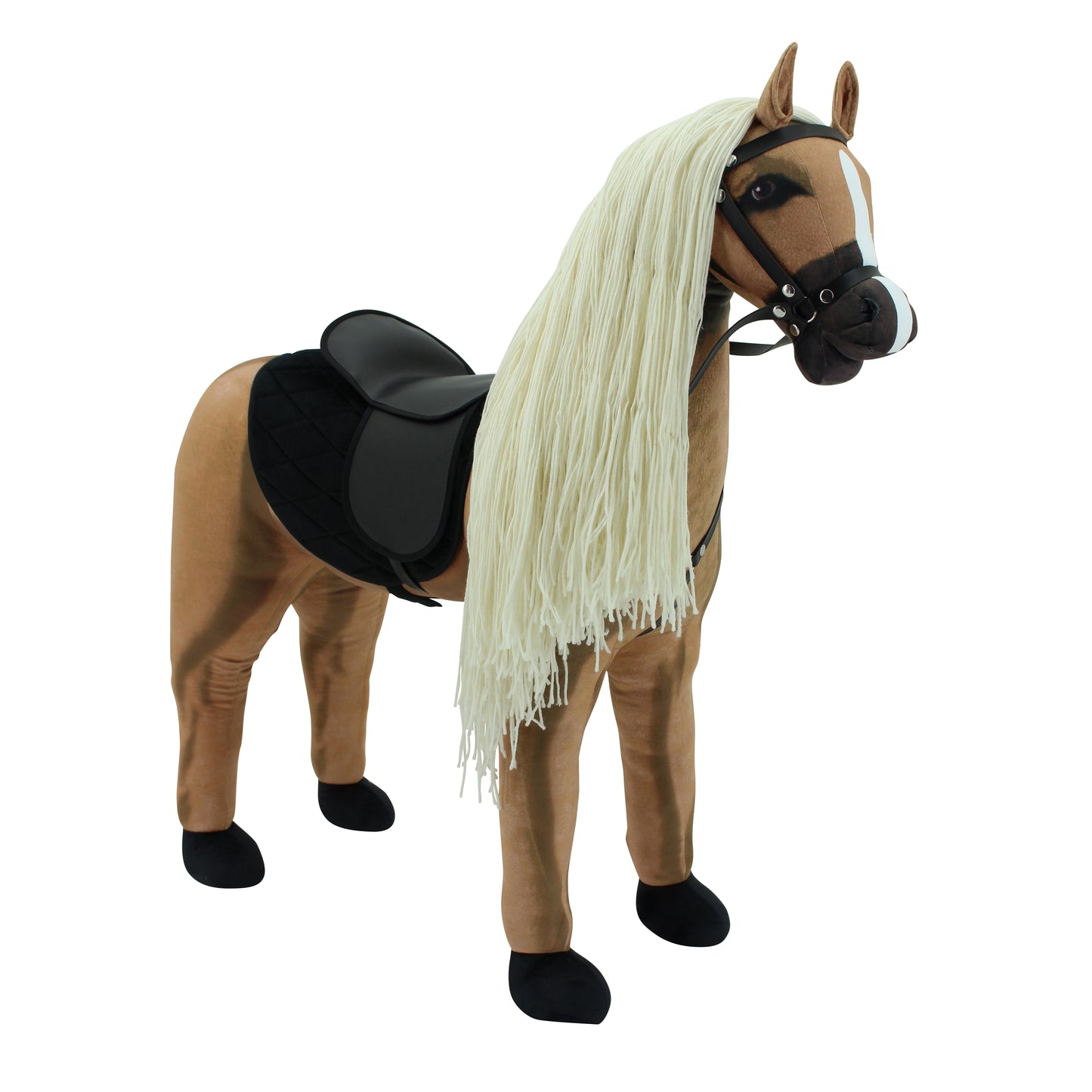 Haasenstrauch Sweety Toys 14330 Stehpferd zum Reiten- Plüschpferd Reittier