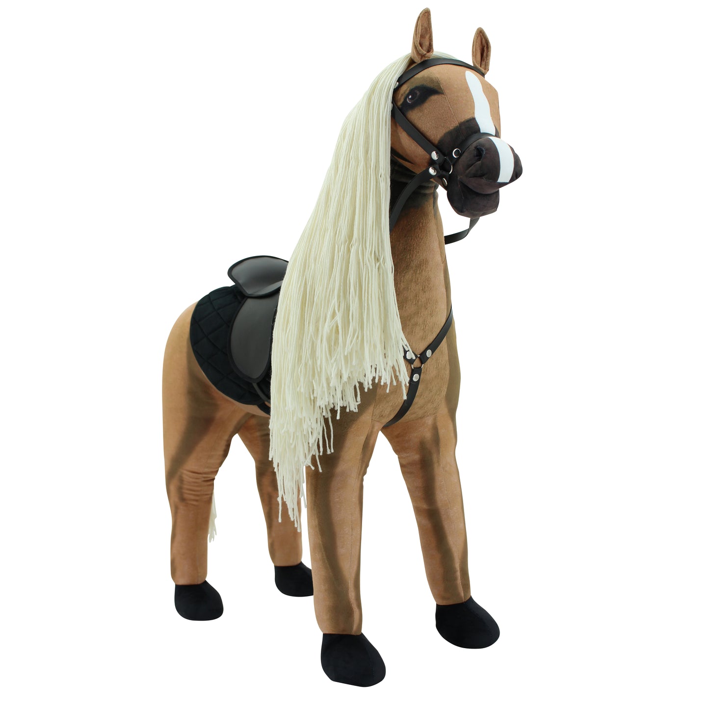 Haasenstrauch Sweety Toys 14330 Stehpferd zum Reiten- Plüschpferd Reittier