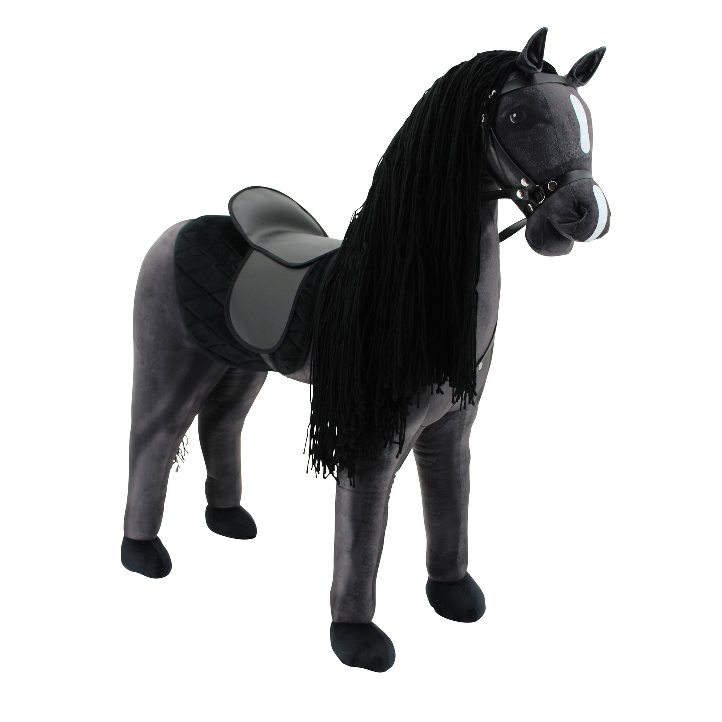 Haasenstrauch Sweety Toys 14316 Stehpferd zum Reiten- Plüschpferd Reittier