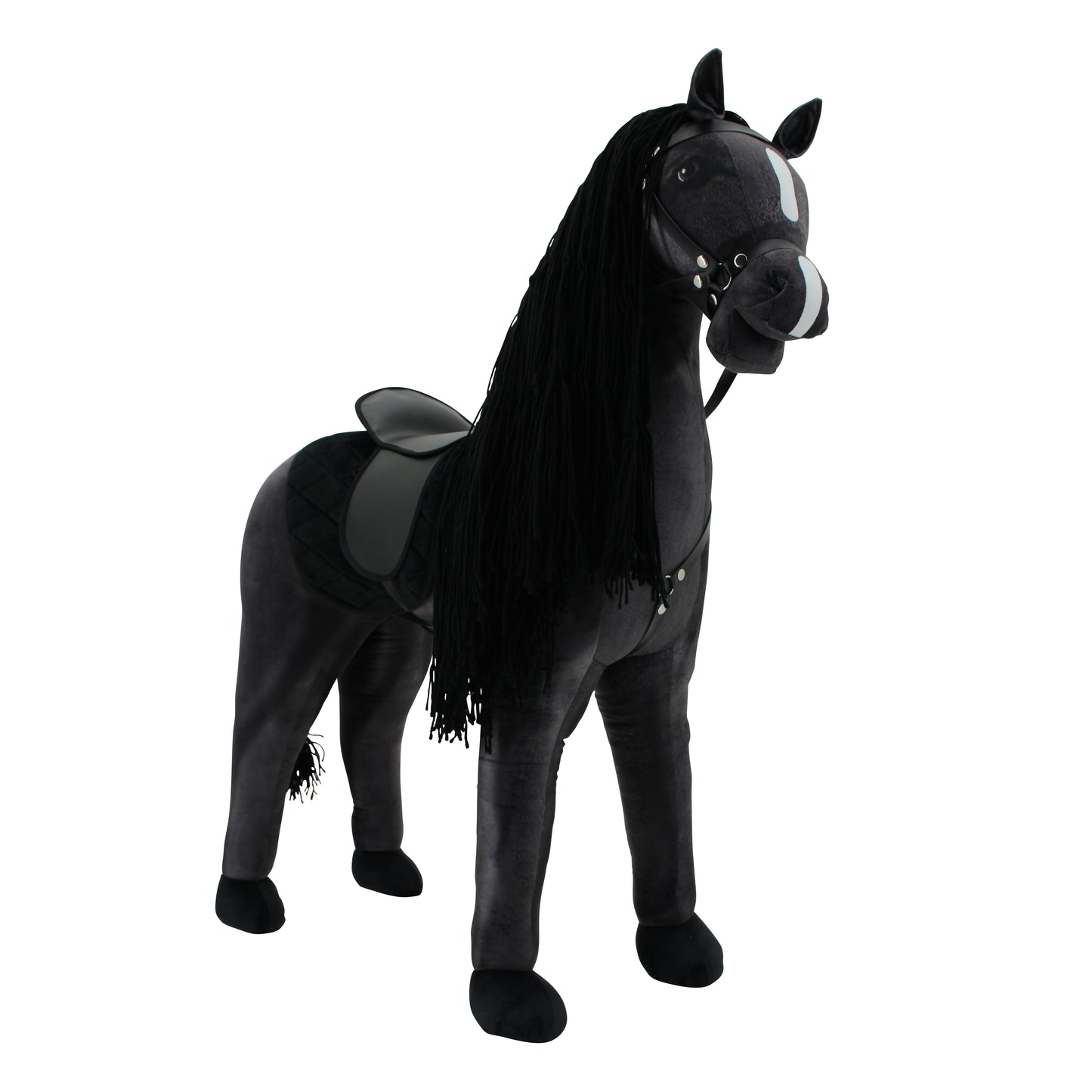 Haasenstrauch Sweety Toys 14316 Stehpferd zum Reiten- Plüschpferd Reittier