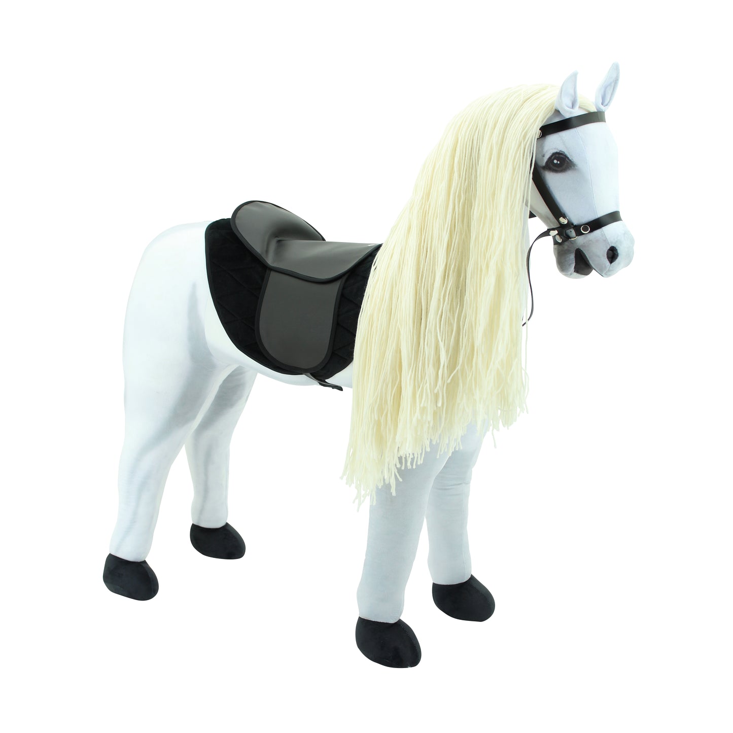 Haasenstrauch Sweety Toys 14347 Stehpferd zum Reiten- Plüschpferd Reittier