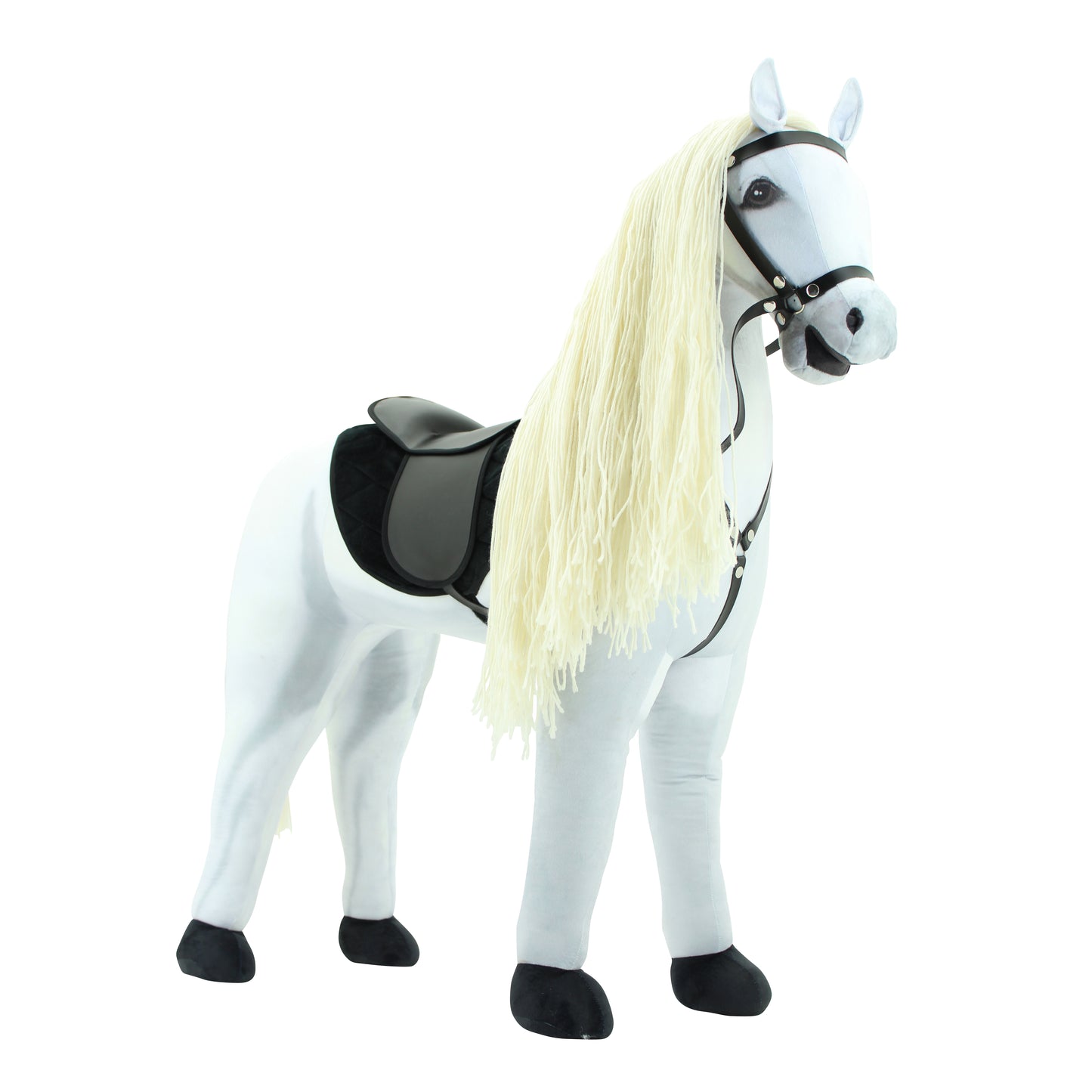 Haasenstrauch Sweety Toys 14347 Stehpferd zum Reiten- Plüschpferd Reittier