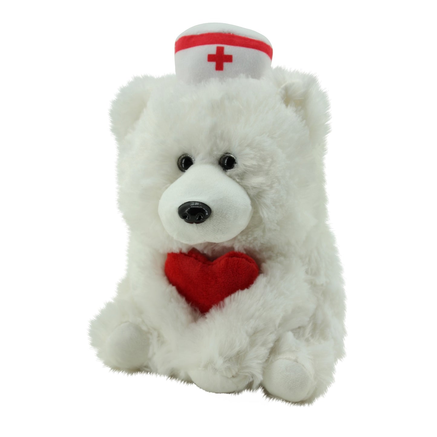 Sweety Toys 14712 Doktor Teddybär Eisbär 24cm & Kuscheltier mit Doktormütze