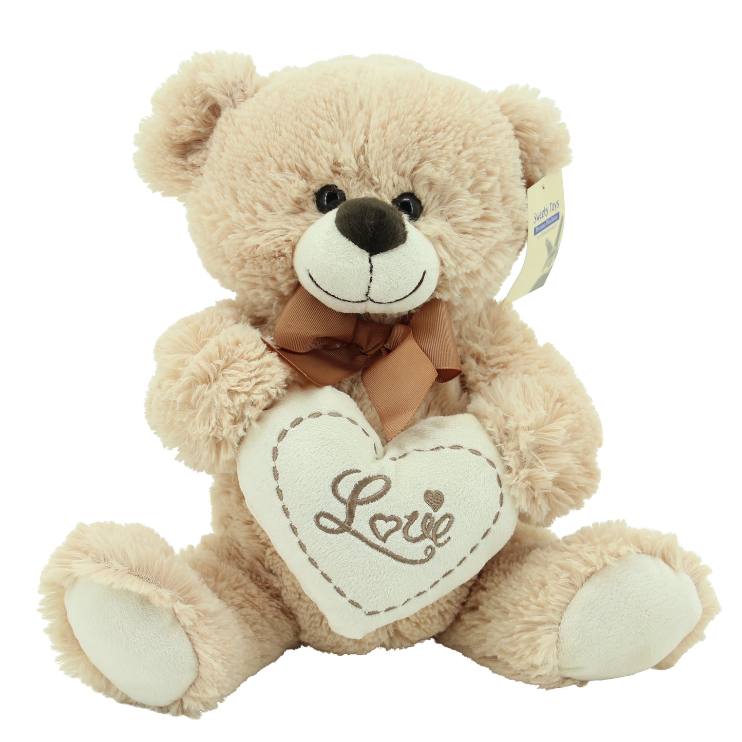 Sweety Toys 3877 Teddy Bear LOVE with Heart Teddy 45 cm