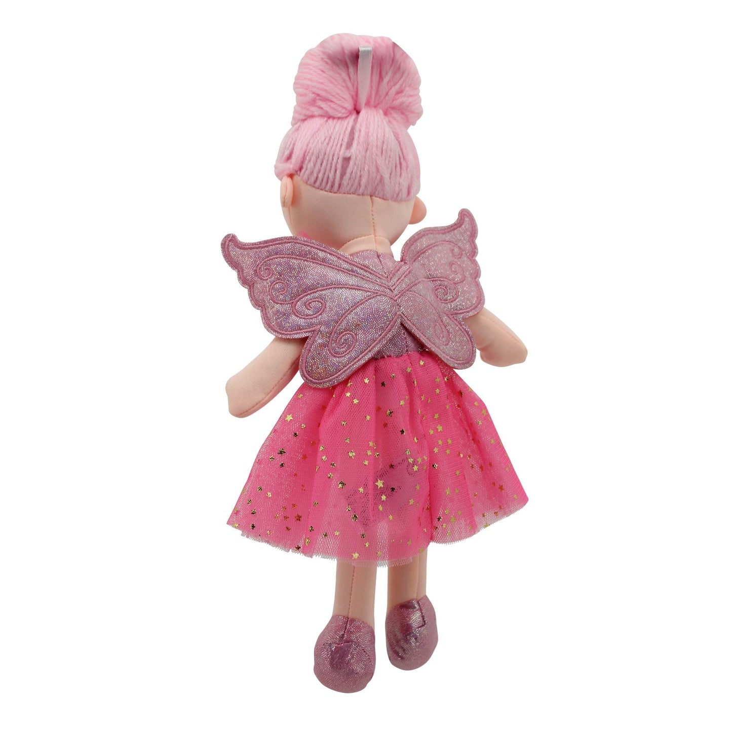 Sweety Toys 13241 bambola di pezza morbida bambola fata peluche principessa 30 cm rosa