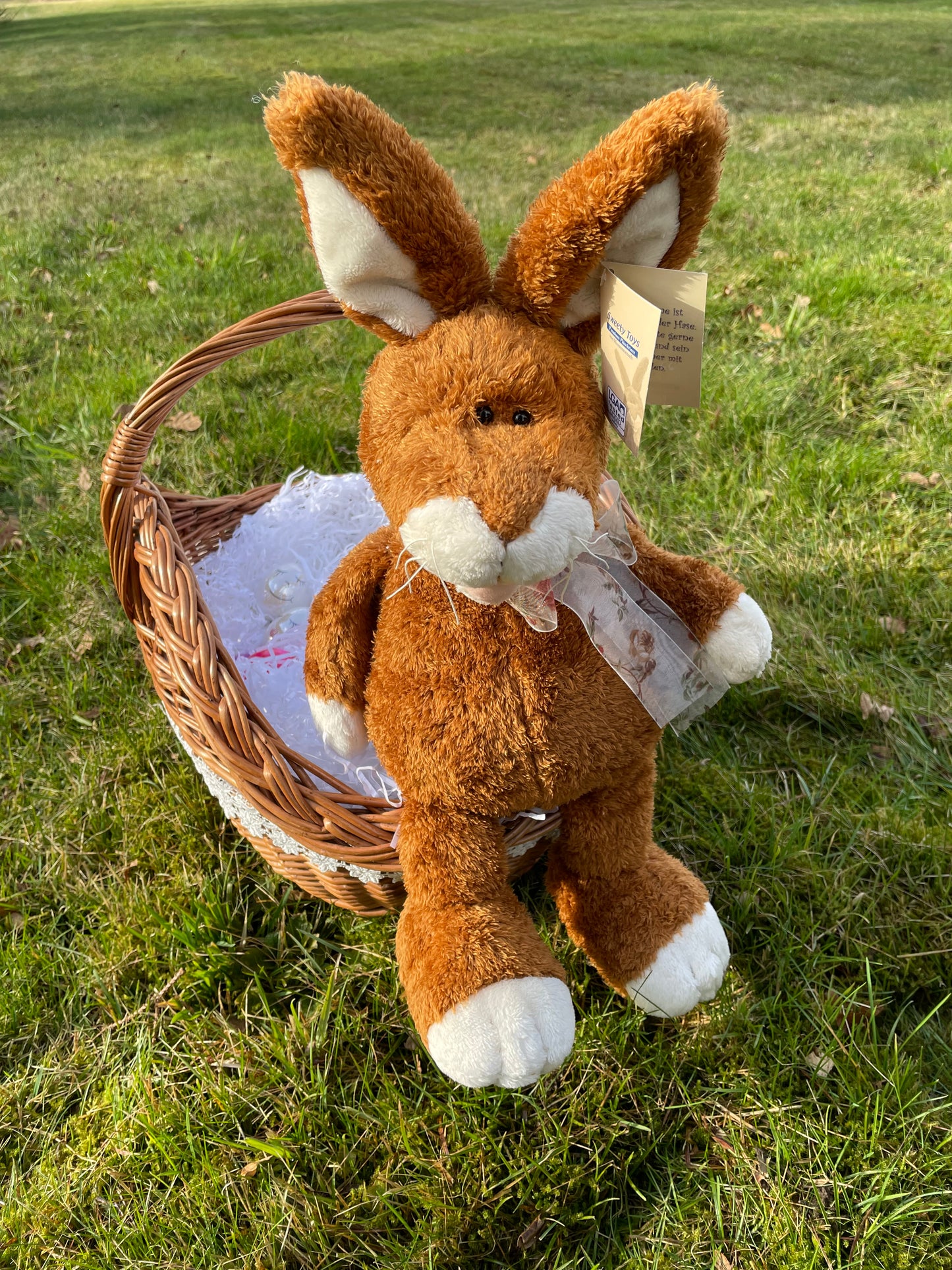 Sweety Toys 70722 coniglio beige peluche coniglio peluche Moppel coniglietto pasquale - diverse misure disponibili