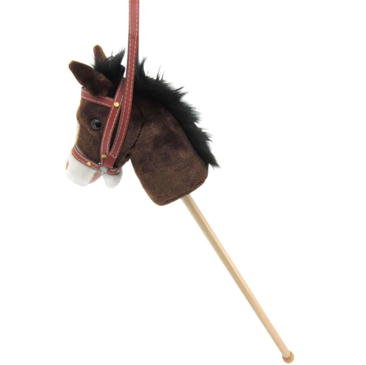 Sweety Toys 14040 hobbyhest inkl. lydfunktion UDEN hjul & UDEN håndtag - velegnet til hobbyhesteturneringer