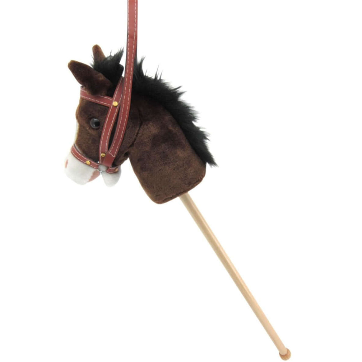 Sweety Toys 14040 Steckenpferd inkl. Soundfunktion OHNE Rollen & OHNE Haltegriffe - geeignet für Hobby Horsing Turniere