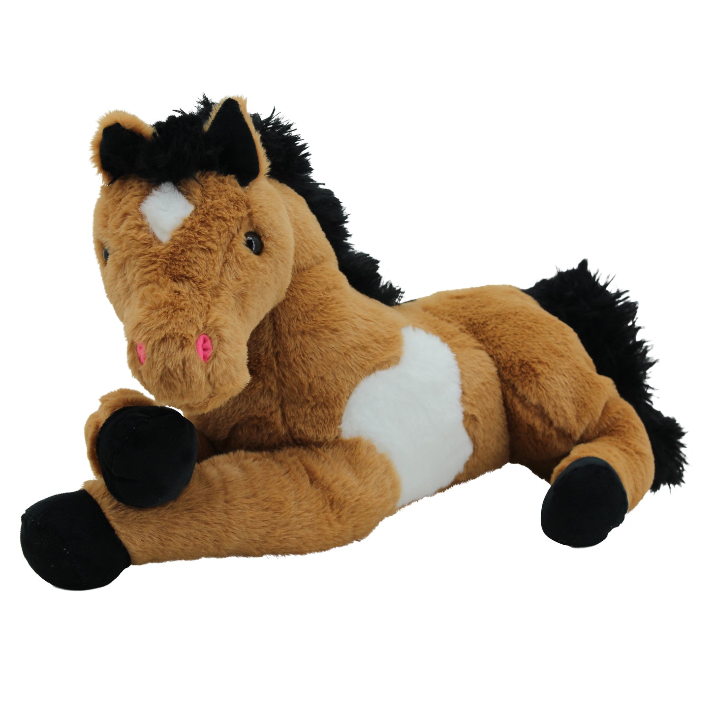 Sweety Toys 5840 XXL Pferd Plüschpferd liegend Brownie 70 cm Kuschelpferd