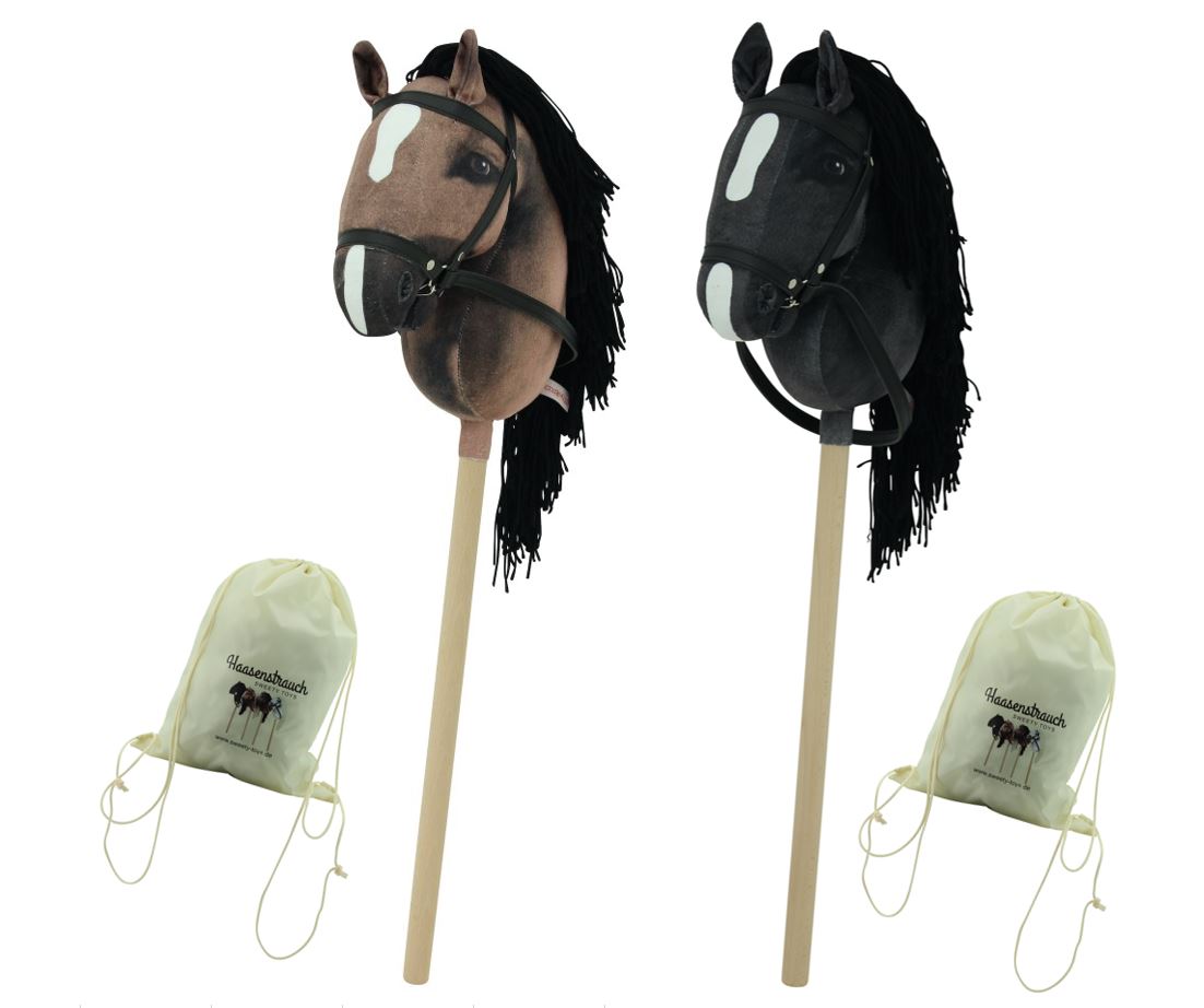 Haasenstrauch Sweety Toys Hobby Horse schwarz für Hobby Horsing Haasenstrauch Sweety Toys Hobby Horse schwarz für Hobby Horsing