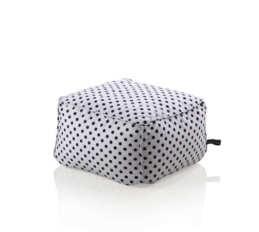 sweety toys 11568 hocker fusshocker weiss mit schwarzen punkten- indoor/outdoor-waterproof