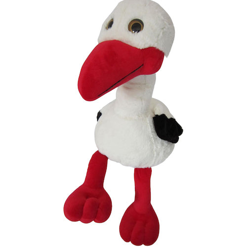 sweety toys 4485 xxl kuscheltier storch "gino" kuschelweich 70cm plüsch