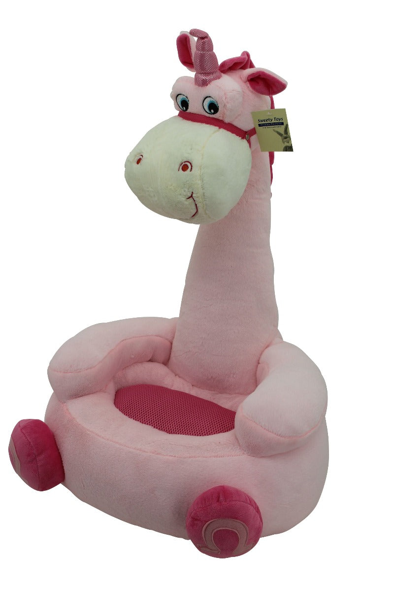 sweety toys 7004 betti kindersitzkissen sitzsack -pinkes einhorn kindersessel