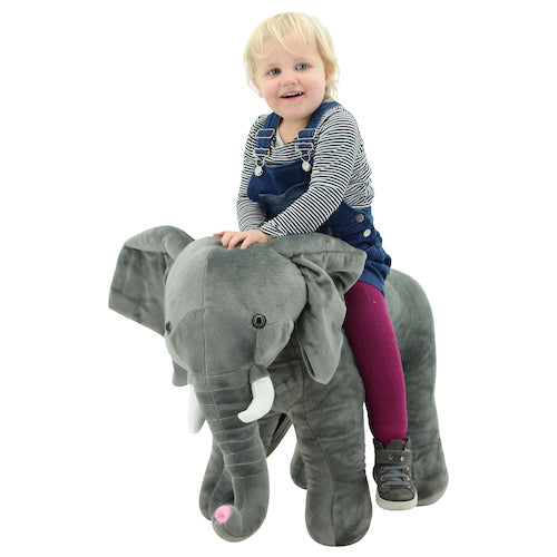 sweety toys 10608 reittier elefant 90 cm stehtier zu reiten mit sound