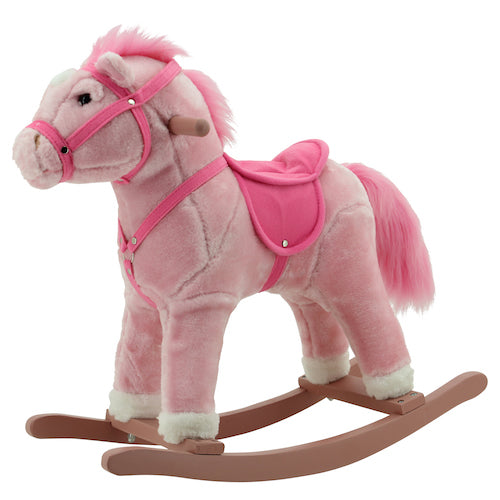 sweety toys 10745 schaukelpferd rosi mit sound galopp und gewieher