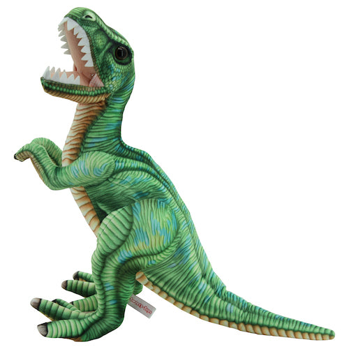 sweety toys 10813 kuscheltier dino 57 cm grün dinosaurier tyrannosaurus rex kuscheltier plüschtier