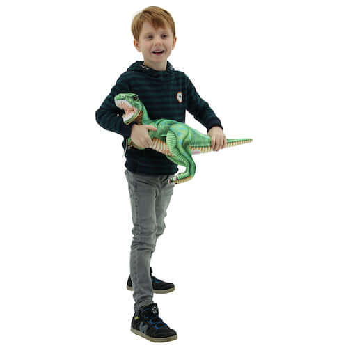 sweety toys 10813 kuscheltier dino 57 cm grün dinosaurier tyrannosaurus rex kuscheltier plüschtier