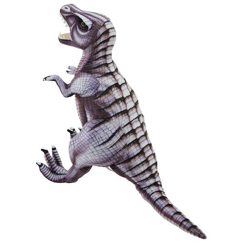 sweety toys 10943 xxl plüsch kuscheltier dinosaurier 128 cm grau-lila tyrannosaurus