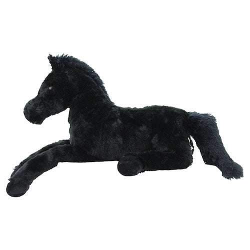 sweety toys 10967 fohlen kuscheltier pferd plüschpferd liegend blacky 90 cm