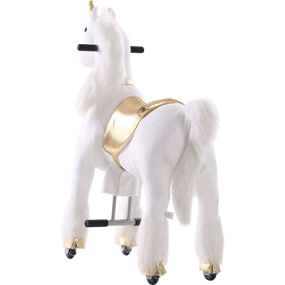 sweety toys 11339 reittier groß einhorn auf rollen für 4 bis 9 jahre-riding animal