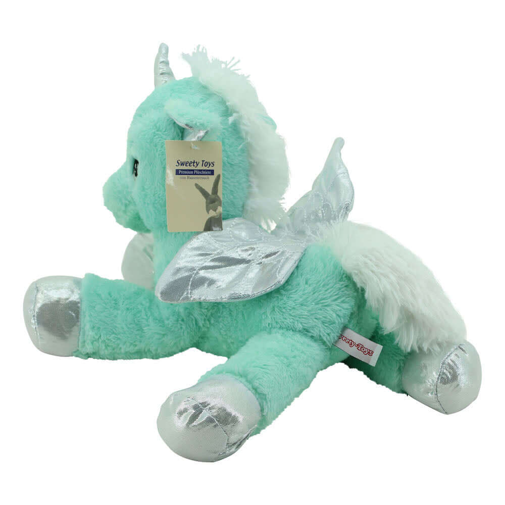 sweety toys 11698 einhorn plüschtier kuscheltier 34 cm türkis-mint