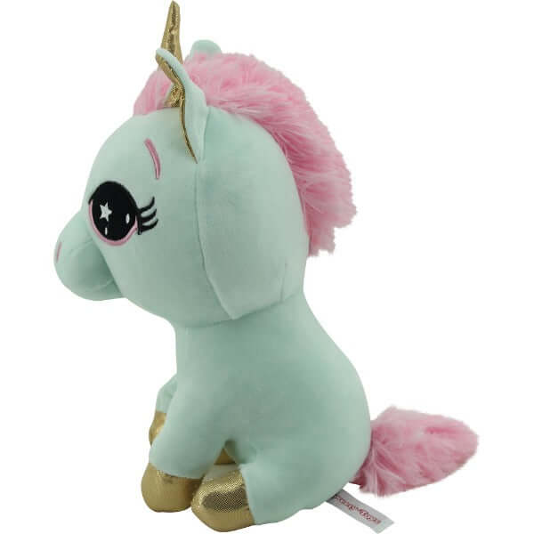 sweety toys 11735 einhorn plüschtier kuscheltier 25 cm sitzend türkis-mint