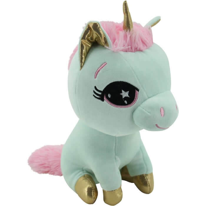 sweety toys 11735 einhorn plüschtier kuscheltier 25 cm sitzend türkis-mint