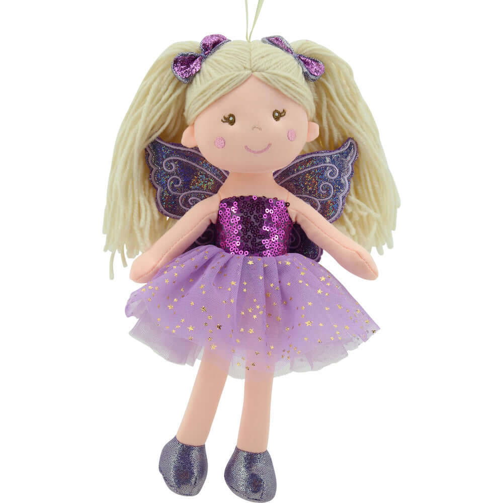 sweety toys 11766 stoffpuppe fee softpuppe plüschtier prinzessin 30 cm lila
