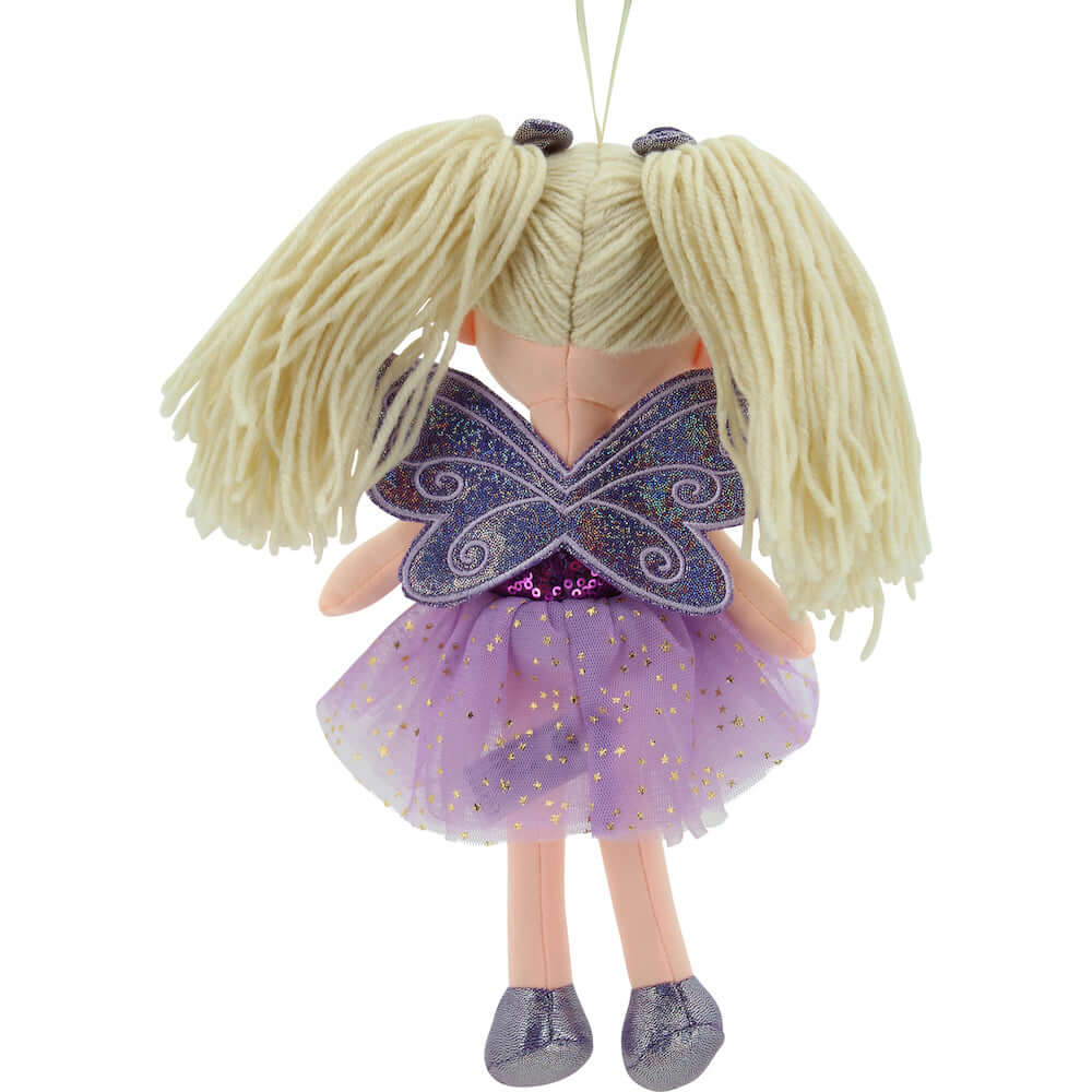 sweety toys 11766 stoffpuppe fee softpuppe plüschtier prinzessin 30 cm lila