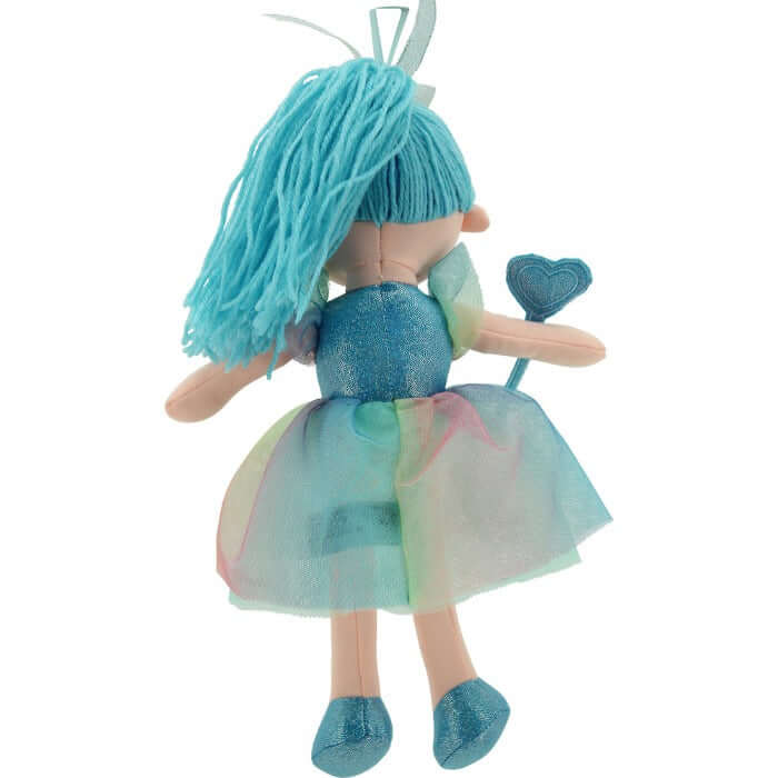 sweety toys 11858 stoffpuppe ballerina plüschtier prinzessin 30 cm türkis