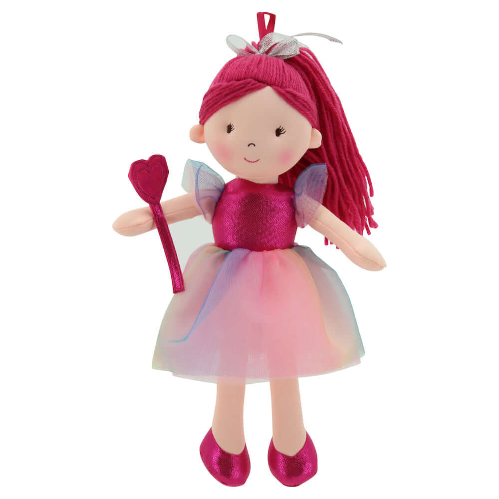 sweety toys 11865 stoffpuppe softpuppe ballerina plüschtier prinzessin 30 cm pink