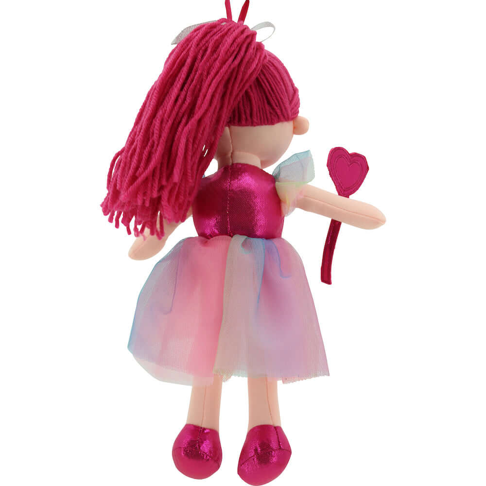 sweety toys 11865 stoffpuppe softpuppe ballerina plüschtier prinzessin 30 cm pink
