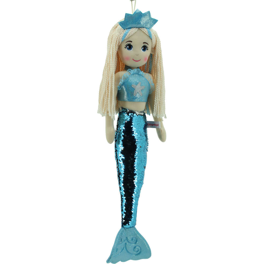 sweety toys 11896 stoffpuppe softpuppe meerjungfrau plüschtier prinzessin 70 cm türkis