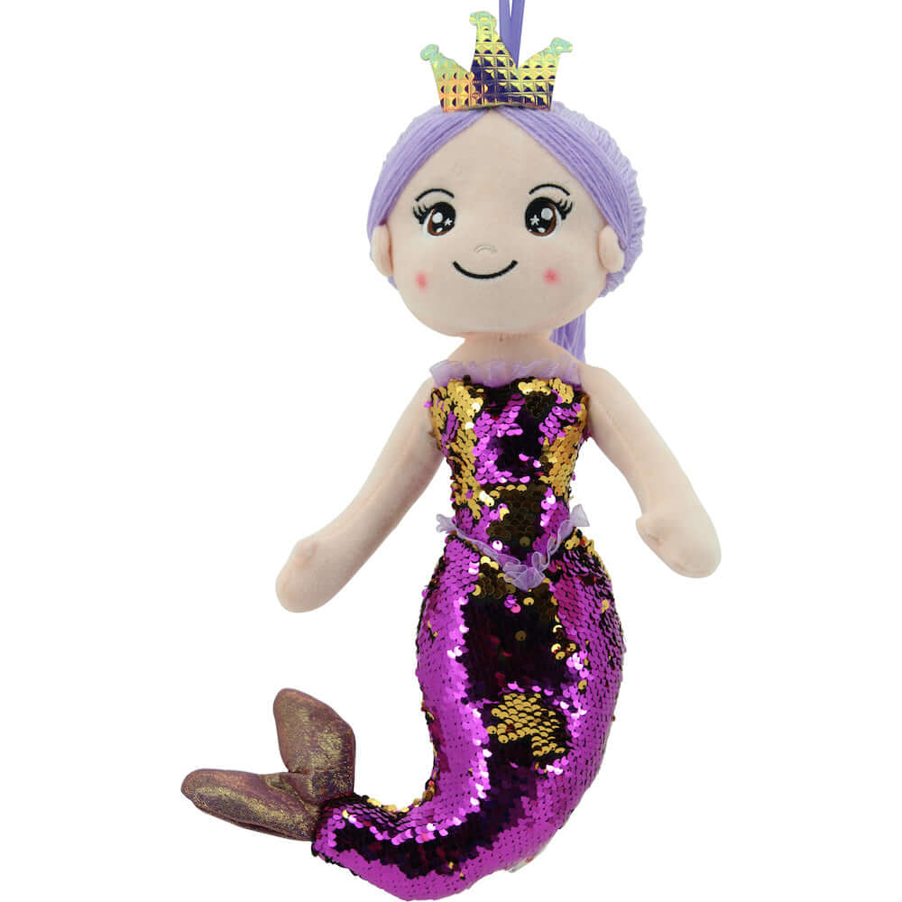 sweety toys 11933 stoffpuppe softpuppe meerjungfrau plüschtier prinzessin 40 cm lila