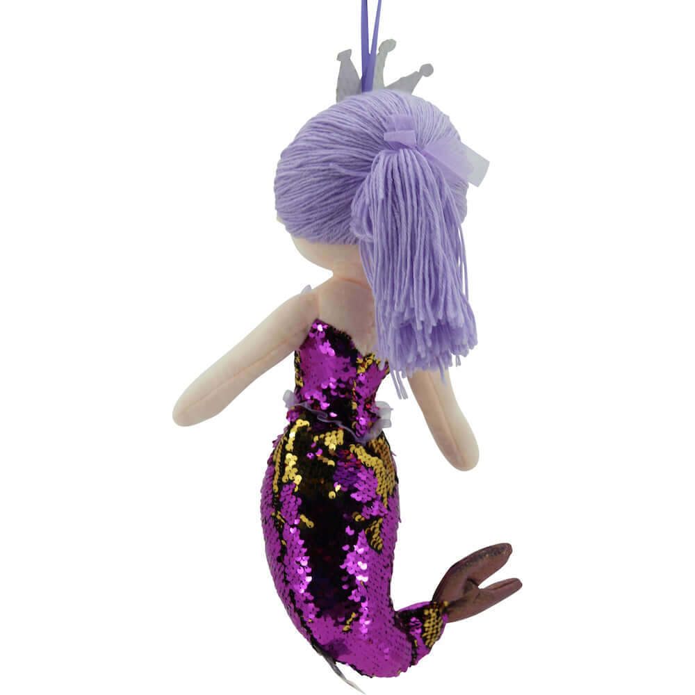 sweety toys 11933 stoffpuppe softpuppe meerjungfrau plüschtier prinzessin 40 cm lila