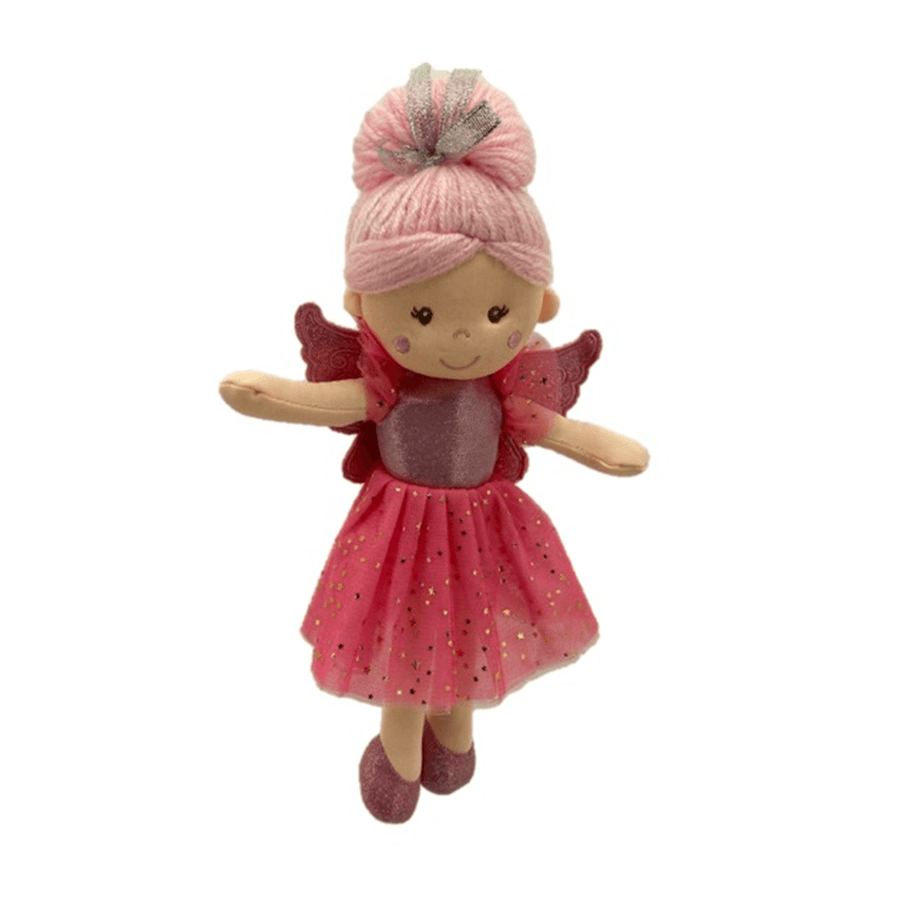 sweety toys 13241 stoffpuppe softpuppe fee plüschtier prinzessin 30 cm rosa