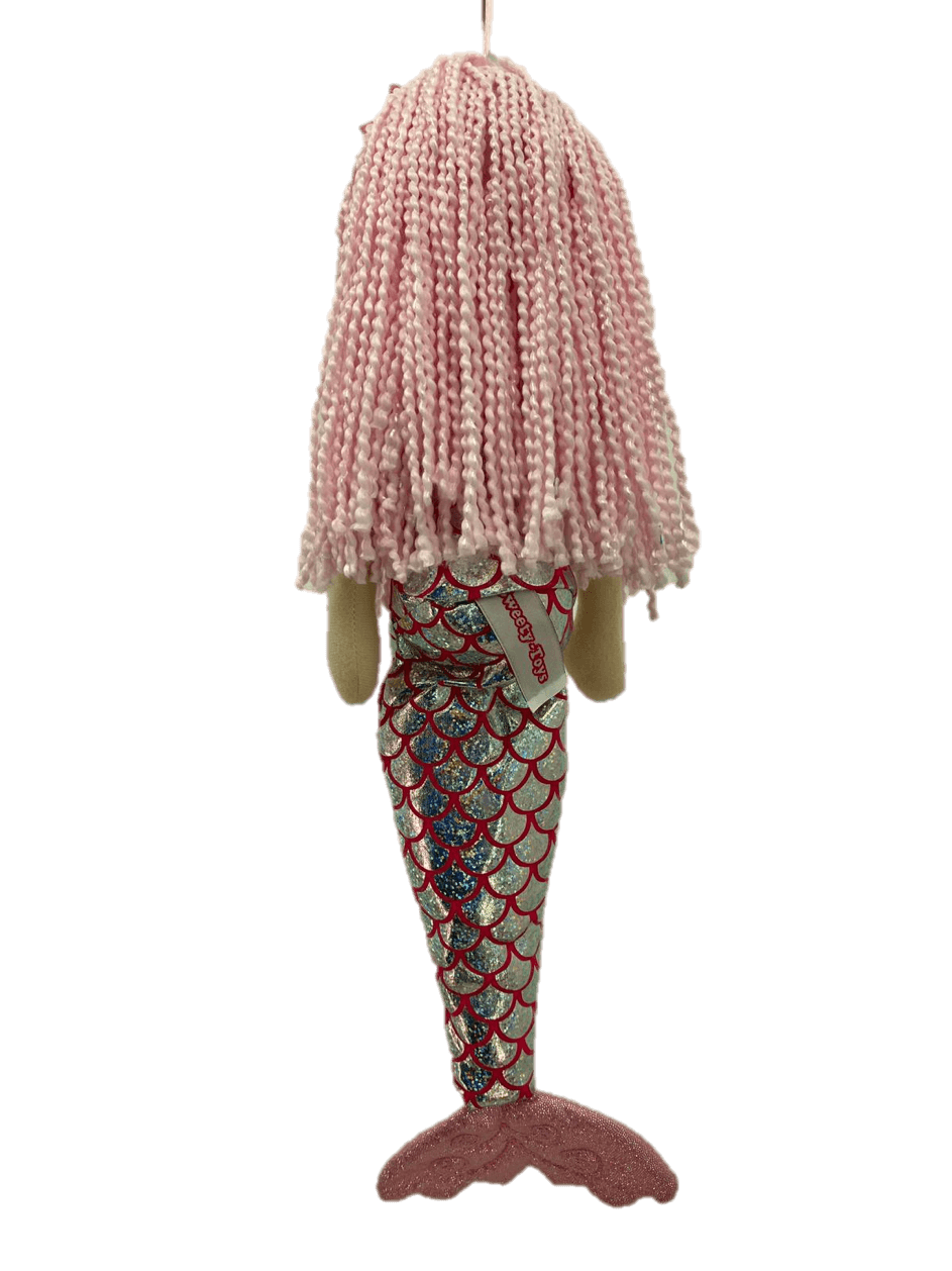 sweety toys 13364 stoffpuppe softpuppe meerjungfrau plüschtier prinzessin 45 cm pink