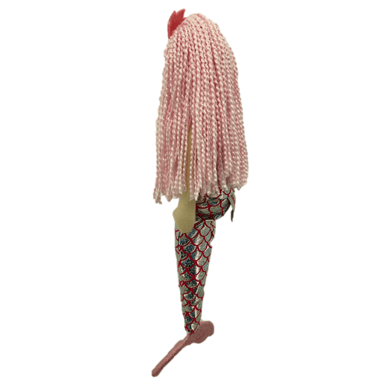 sweety toys 13364 stoffpuppe softpuppe meerjungfrau plüschtier prinzessin 45 cm pink