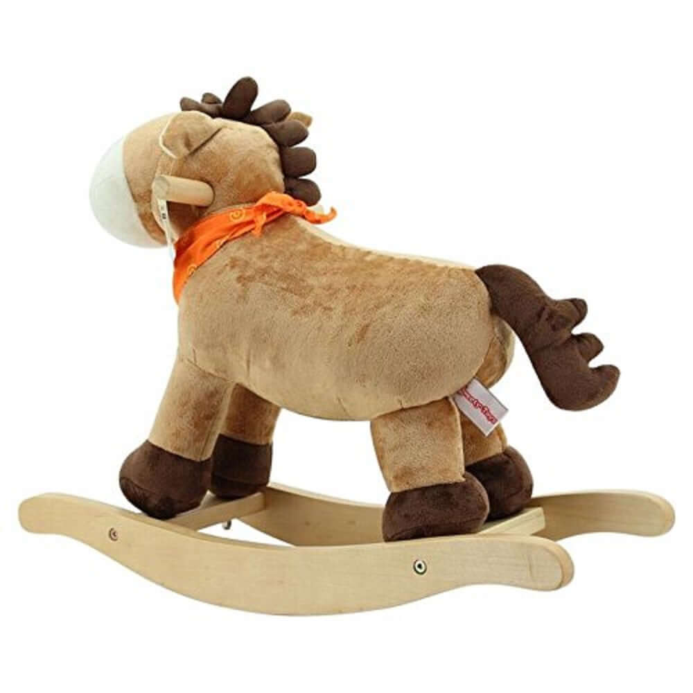 sweety toys 3709 schaukelpferd schaukelstuhl cutie pony fohlen mit orangenem halstuch