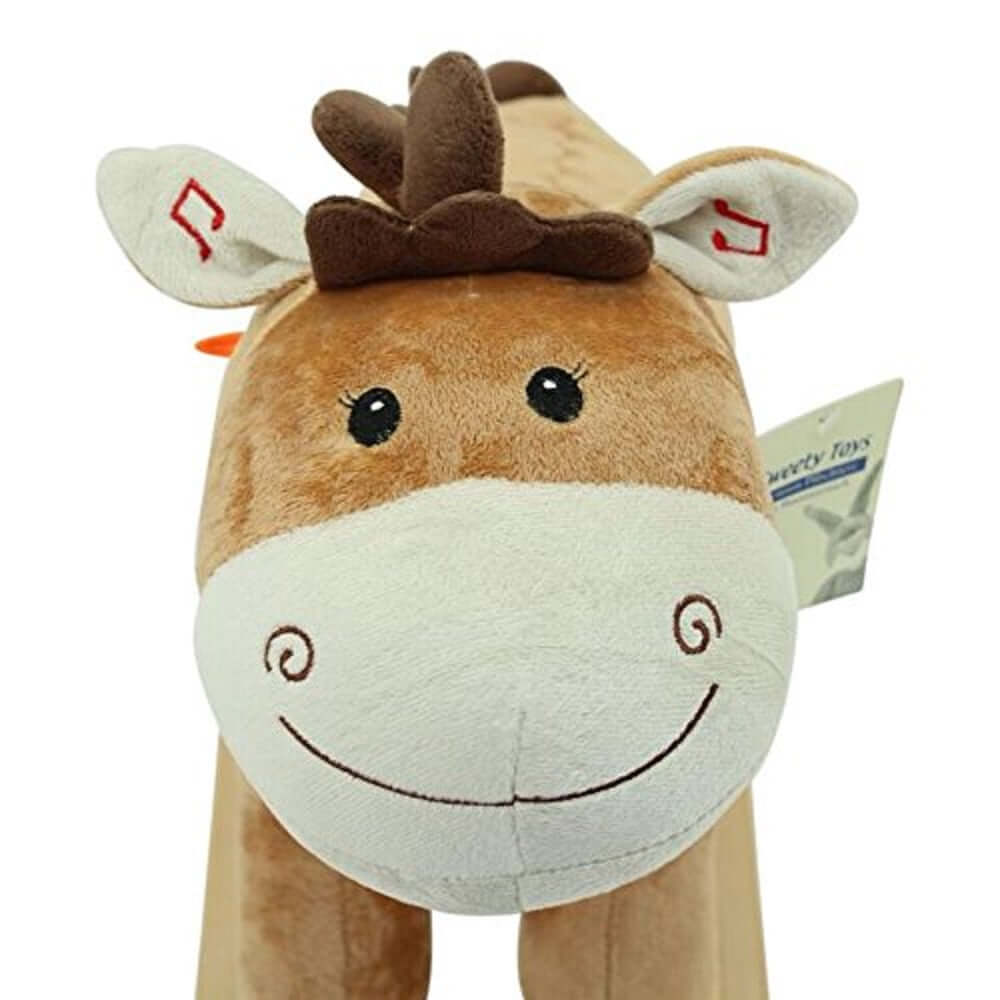 sweety toys 3709 schaukelpferd schaukelstuhl cutie pony fohlen mit orangenem halstuch