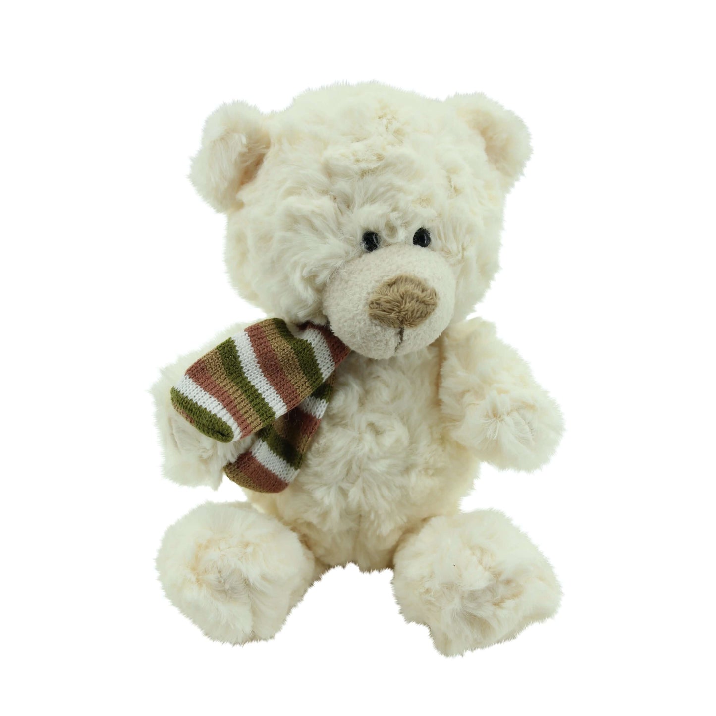 sweety toys 3808 teddybär plüsch kuschelbär teddy bär 29 cm weiss,mit schal kuschelweich