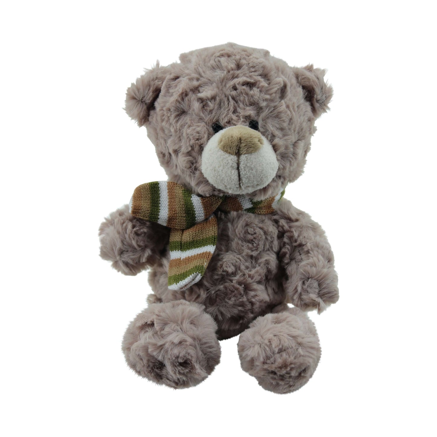 sweety toys 3815 teddybär plüsch kuschelbär teddy bär 29 cm braun ,mit schal kuschelweich
