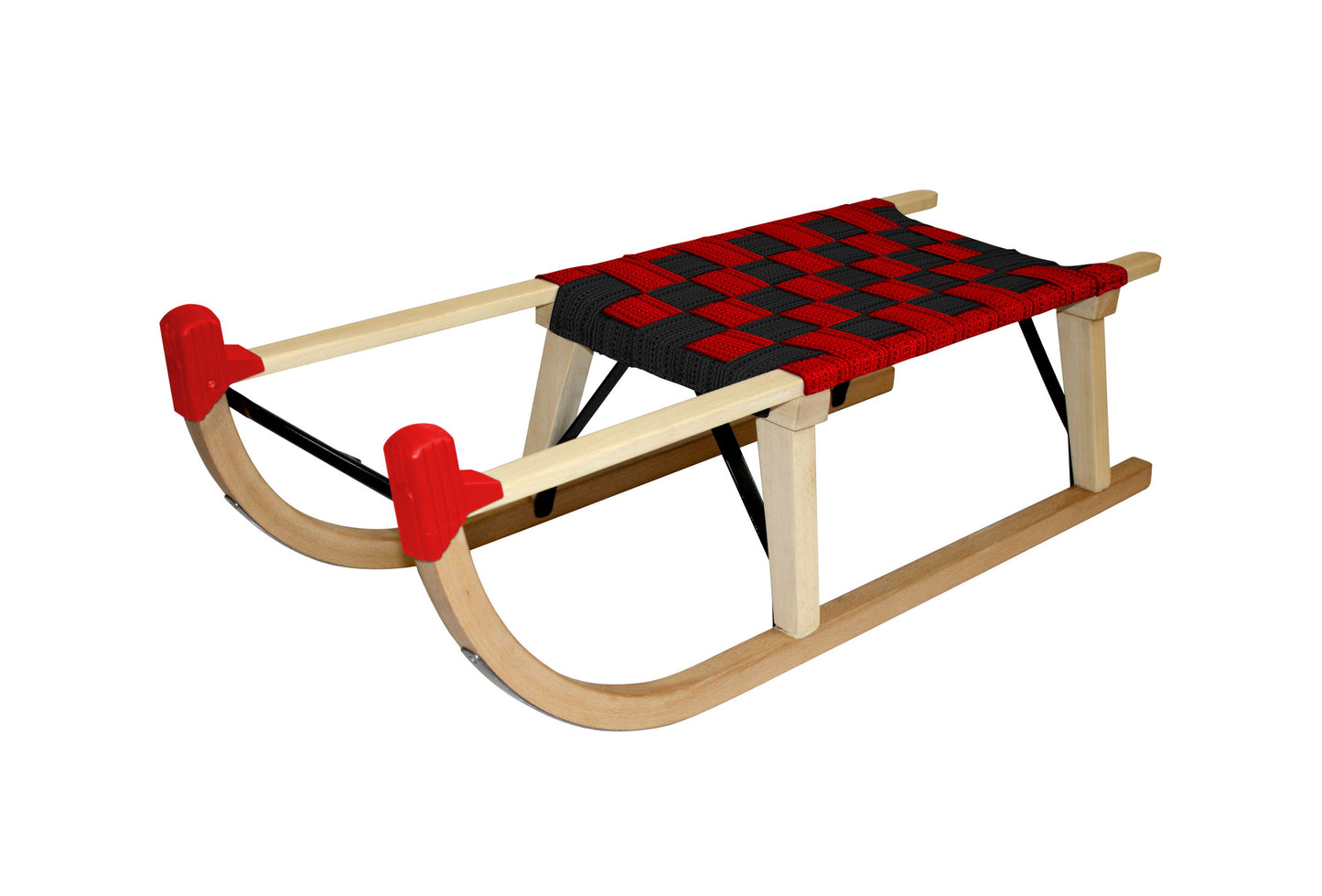 Sweety Toys 4058 Traîneau en Corne Luge en Bois Innsbruck Stripe 100 cm