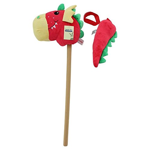 sweety toys 7035 steckenpferd dinosaurier - rot