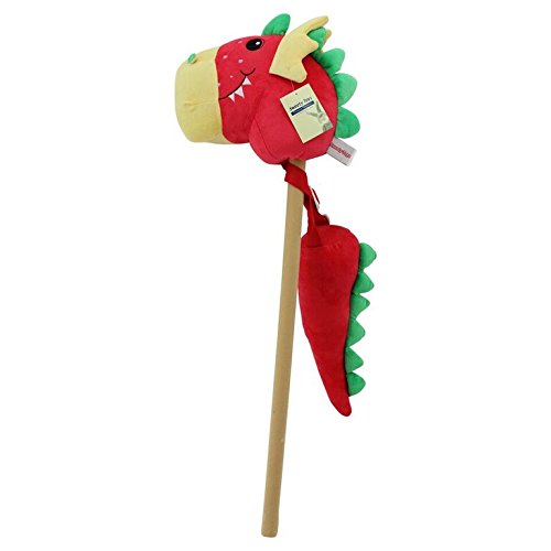 sweety toys 7035 steckenpferd dinosaurier - rot