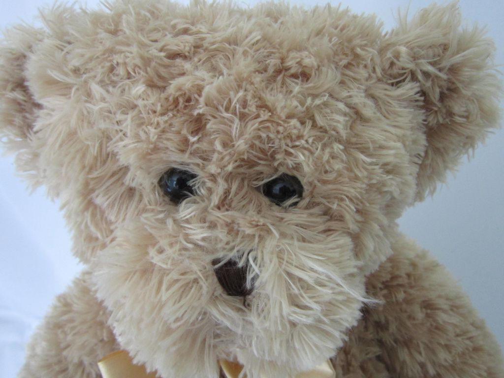 sweety toys teddy bär kuschelbär, schlenkerbär, 60cm - curly (lockiger plüsch)