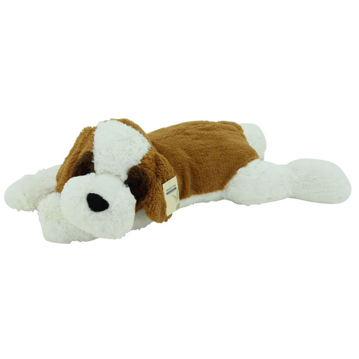 sweety toys 5529 xxl riesen bernhardiner liegend plüschhund - ca. 80 cm groß - kuschelhund teddybär plüschtier plüsch plüschbär